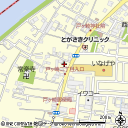 埼玉県三郷市戸ヶ崎2216周辺の地図