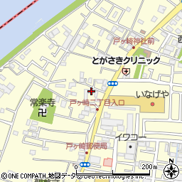 埼玉県三郷市戸ヶ崎2220-5周辺の地図
