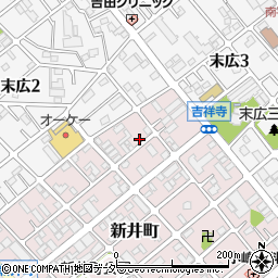 秋葉産業株式会社　資材置場周辺の地図