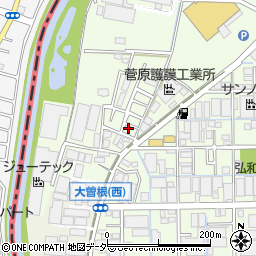 埼玉県八潮市大曽根2063-6周辺の地図
