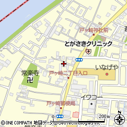 埼玉県三郷市戸ヶ崎2220-28周辺の地図