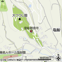 塩船観音寺周辺の地図