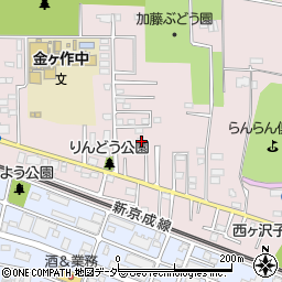 千葉県松戸市金ケ作344-42周辺の地図