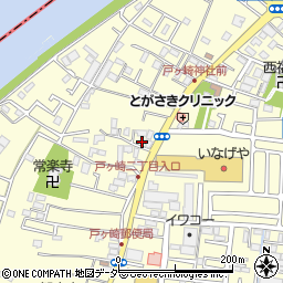 埼玉県三郷市戸ヶ崎2219周辺の地図