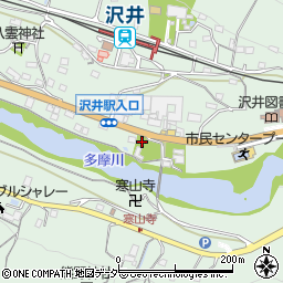 澤乃井 きき酒処周辺の地図