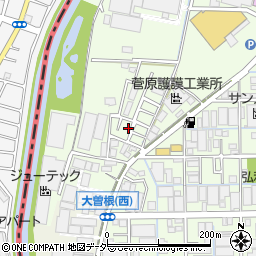 埼玉県八潮市大曽根2063-13周辺の地図