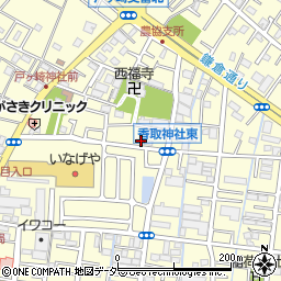 埼玉県三郷市戸ヶ崎2丁目52周辺の地図