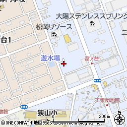 埼玉県入間市宮寺4201-12周辺の地図