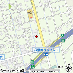 埼玉県八潮市大曽根694-1周辺の地図
