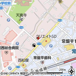 ミニストップ松戸金ヶ作店周辺の地図