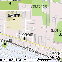 千葉県松戸市金ケ作344-51周辺の地図