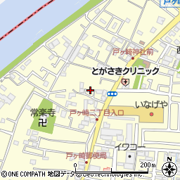 埼玉県三郷市戸ヶ崎2220-6周辺の地図