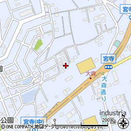 埼玉県入間市宮寺2980-5周辺の地図