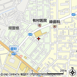 埼玉県所沢市榎町2-12周辺の地図