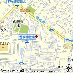 埼玉県三郷市戸ヶ崎2丁目106周辺の地図