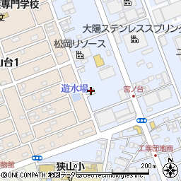 埼玉県入間市宮寺4201-17周辺の地図