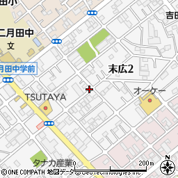 埼玉県川口市末広周辺の地図