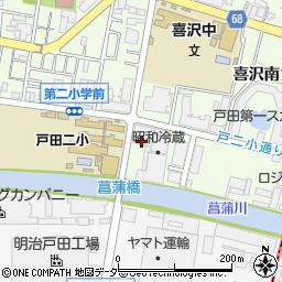 フタバ食品株式会社　東京支店周辺の地図