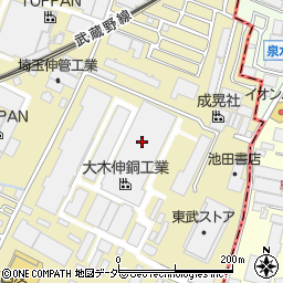 大木伸銅工業株式会社周辺の地図