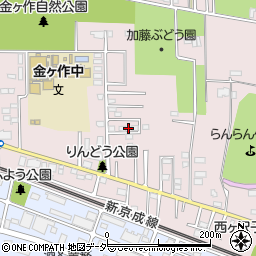 千葉県松戸市金ケ作344-8周辺の地図