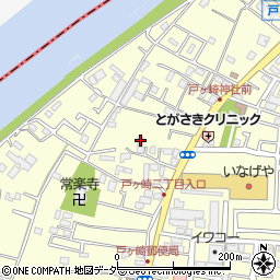 埼玉県三郷市戸ヶ崎2220-10周辺の地図