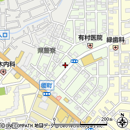 埼玉県所沢市榎町周辺の地図