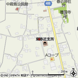 長野県伊那市東春近中殿島1804周辺の地図