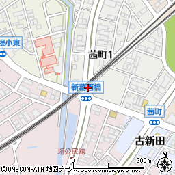 新葛西橋周辺の地図