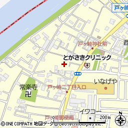 埼玉県三郷市戸ヶ崎2226周辺の地図
