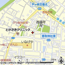 埼玉県三郷市戸ヶ崎2丁目47周辺の地図