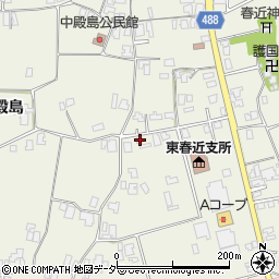長野県伊那市東春近中殿島2734周辺の地図