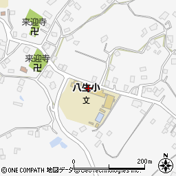 成田市立八生小学校周辺の地図