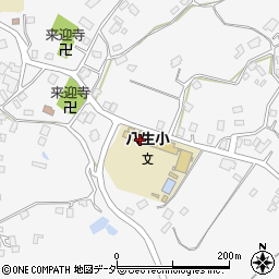 成田市　八生児童ホーム周辺の地図