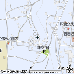 長野県伊那市西春近4929周辺の地図