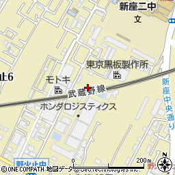 橋本産業株式会社　埼玉南営業所周辺の地図