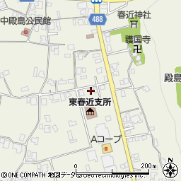 長野県伊那市東春近中殿島2711周辺の地図