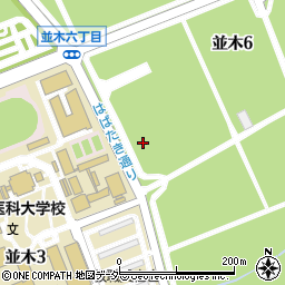 埼玉県所沢市並木周辺の地図