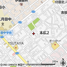 シャンテ元郷周辺の地図