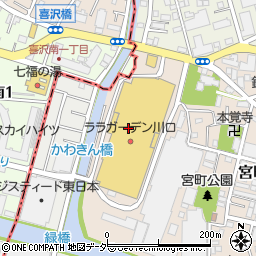 三井住友銀行ララガーデン川口 ＡＴＭ周辺の地図