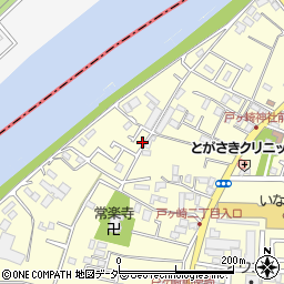 埼玉県三郷市戸ヶ崎2222周辺の地図