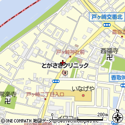 埼玉県三郷市戸ヶ崎2245周辺の地図