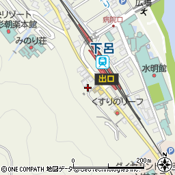 岐阜県下呂市幸田周辺の地図