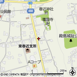 長野県伊那市東春近中殿島2807周辺の地図