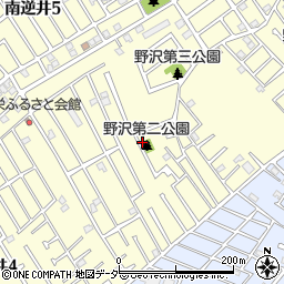 野沢第二公園周辺の地図