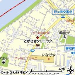 埼玉県三郷市戸ヶ崎2246周辺の地図