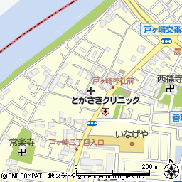 埼玉県三郷市戸ヶ崎2243周辺の地図