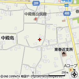 長野県伊那市東春近中殿島2455周辺の地図