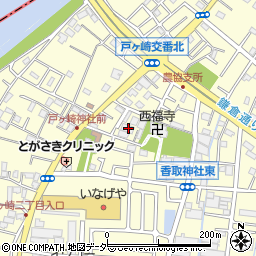 埼玉県三郷市戸ヶ崎2丁目31周辺の地図