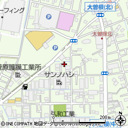 埼玉県八潮市大曽根1210周辺の地図