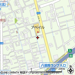 埼玉県八潮市大曽根688周辺の地図